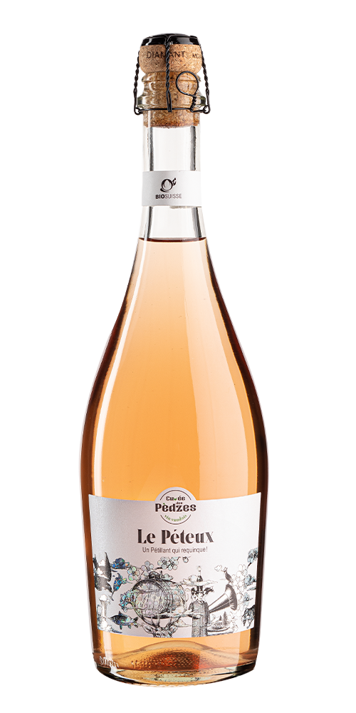 Cave de la Côte - Le Péteux Cuvée des Pèdzes - mousseux rosé Brut Bio